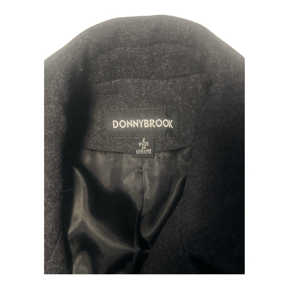 Donnybrook Double Breasted Wool Peacoat Size 2 SE1 - Picture 3 of 5